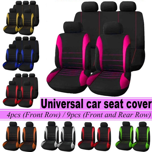 FH Group Striking Striped Seat Covers Full Set