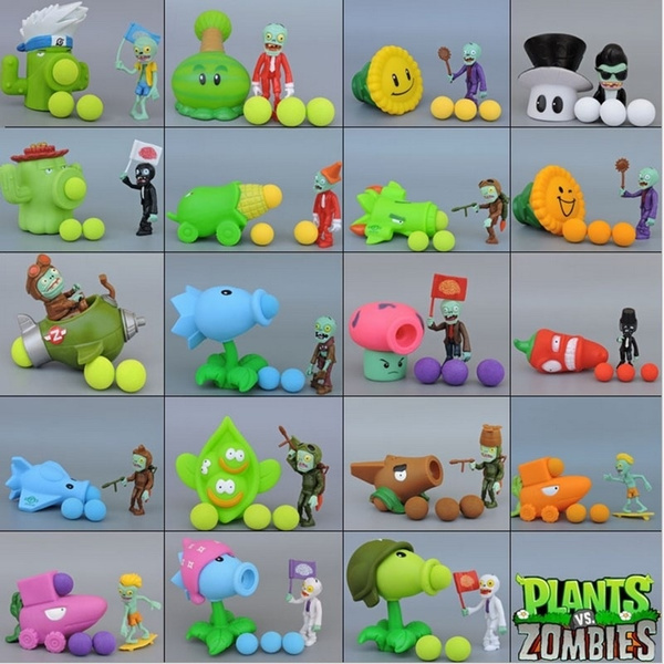 Details about   Plants Vs Zombies Pvc Action Figures Pvz Plant Game Toys Kids 25 Styles Gift New 