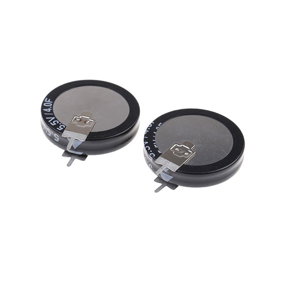 2pcs 5.5 V 4.0F Super Capacitor H-Type Button Smart Capacitance Component