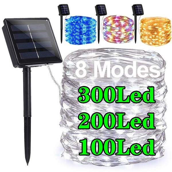 30m solar lights