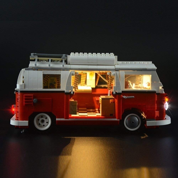 Light Set for Creator Series Volkswagen T1 Camper Van Building