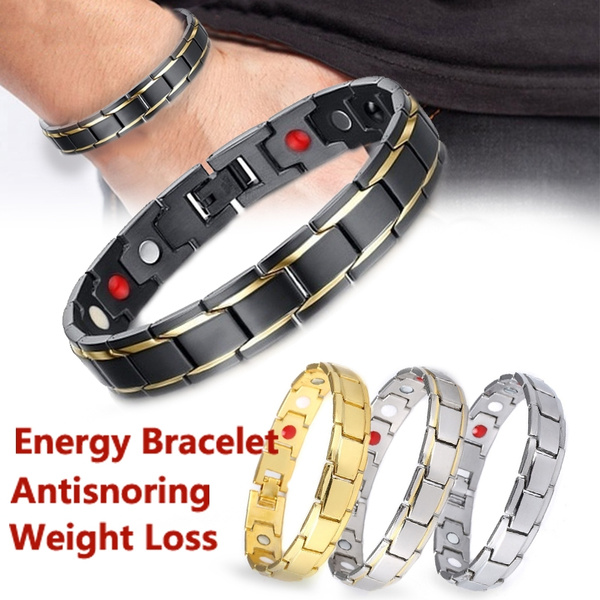 Jewelgenics Stainless Steel Magnet Health Care Therapy Bio Energy Bracelet  Men & Women