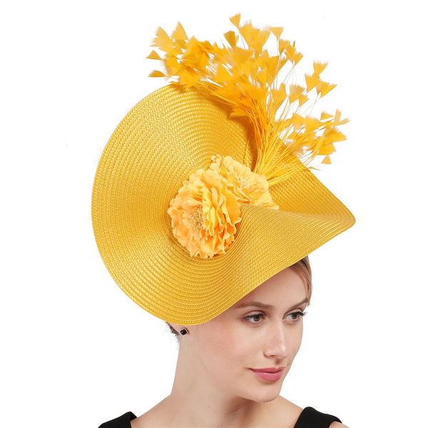 yellow millinery