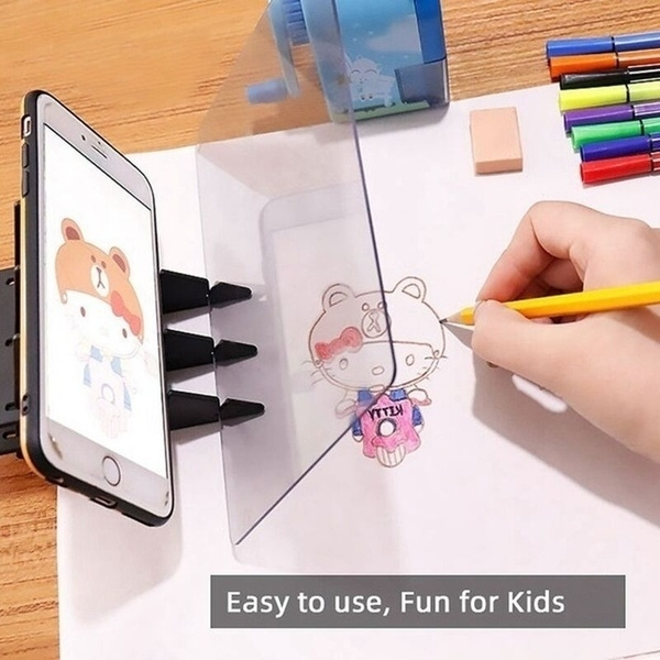 2020 New Easy To Paint Sketch Assistant Painting Stand Optical Drawing Mirror Plate Projector Painting Tracing Board Sketch Drawing Board Drawing Tools Wish