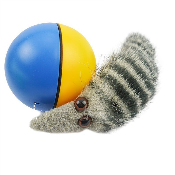 Weazel Ball Motorized Appears Alive Cat Dog Toy Weasel