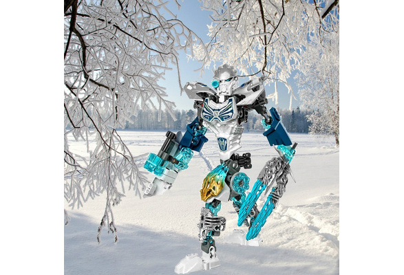 Bevle XSZ 611-4 Biochemical Warrior BionicleMask  Building Block Toys Gift 