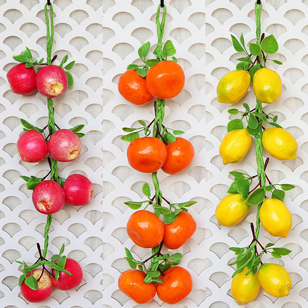 Artificial Vegetables Fruit Apple Fake Fruit Home Restaurant Garden Art Decor
