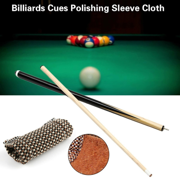 Pool Billiards Accessories Cues Polish Sleeve Cloth Polishing Cue Forearm 