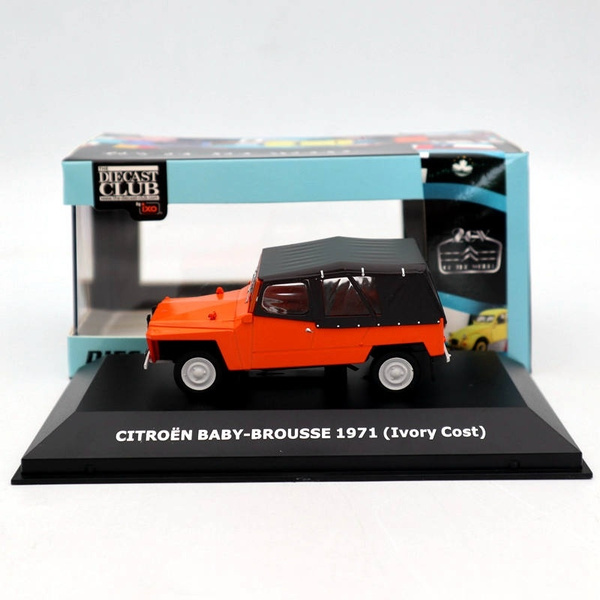 IXO 1/43 Citroen 2CV Baby Brousse 1971 Ivory Cast Diecast Models Collection Toys