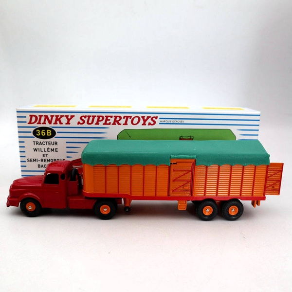 Atlas Dinky toys 36B Tracteur Willeme ET Semi Remorque Bachee