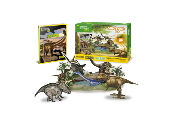 National Geographic - Puzzle 3D de dinossauros, brinquedos e jogos de  dinossauros ㅤ, Vivendo e crescendo