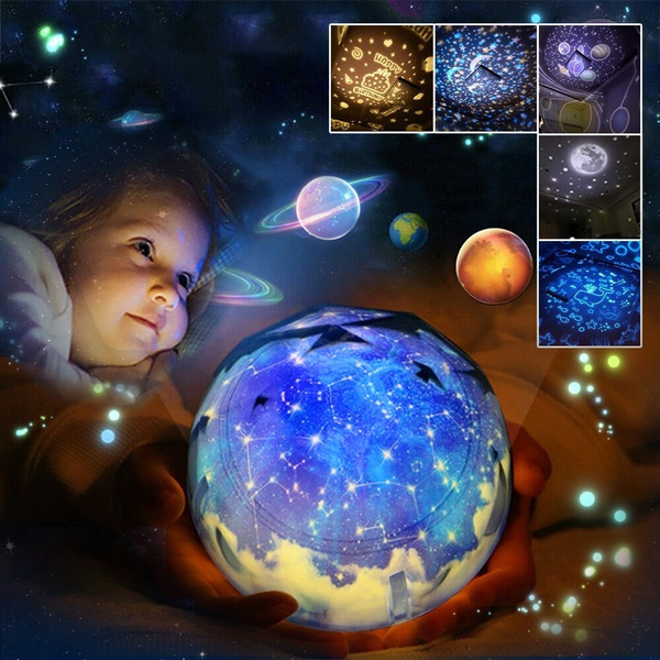 Star Night Light Universe LED Rotating Projector Desk Starry Lamp for Kids Gifts 