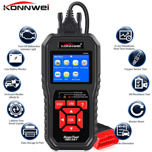 KONNWEI KW850 OBD2 Auto Diagnostic Scanner Universal OBD Car Diagnostic