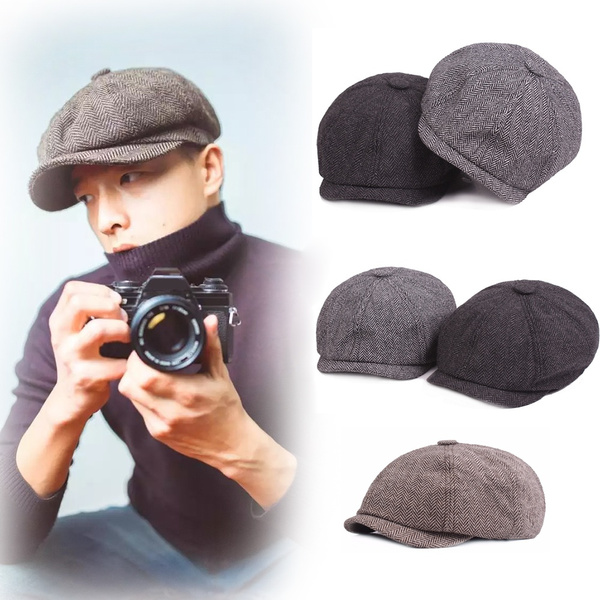 Men Peaky Blinders Wool Blend Shelby 