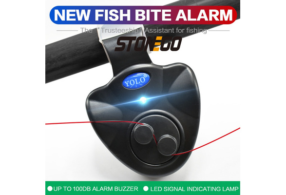 2021 Portable Electronic Bite Fish Alarm Bell With LED Light And