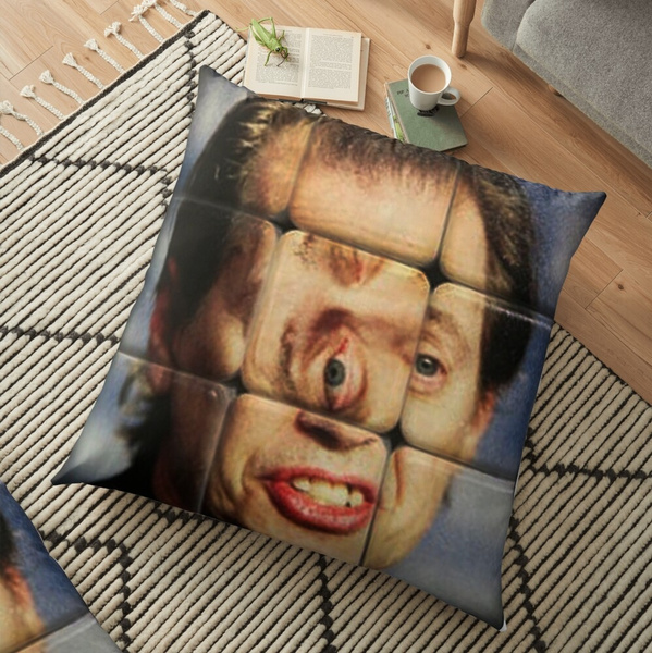 Steve Buscemi Eye Rubix Cube Edition Printed Pillowcase Sofa Car Soft Cushion Cover Case Home Decor Accessories