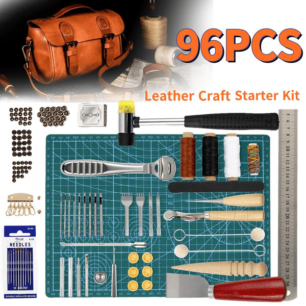 14 Pcs Leather Sewing Kit, Leather Working Tools,Leather Kit with