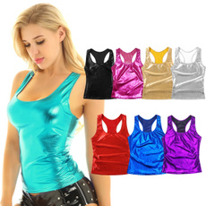 Vest, softcomfortable, shinymetallicvest, womens tank tops