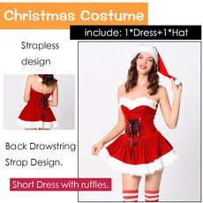 santagift, Fashion Skirts, Cosplay, Christmas