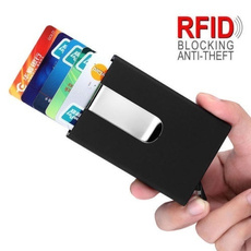 Credit Card Holder Wallet, Credit Card Holder, Metal, wallets for men