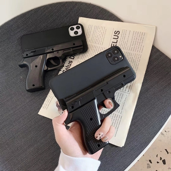Luxury 3D Funny Gun Phone Cases for iphone 11 Pro Max X 7 8 Plus Xr Xs max  Soft Silicone Toy Phone Back Cover | Wish