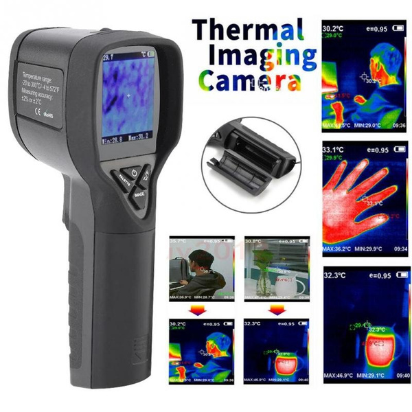 Bij elkaar passen genoeg weggooien HT-175 Professional Thermal Imager Mini LCD Digital Handheld Thermal  Imaging Camera Infrared Thermometer -20~300°C 32*32 Resolution | Wish