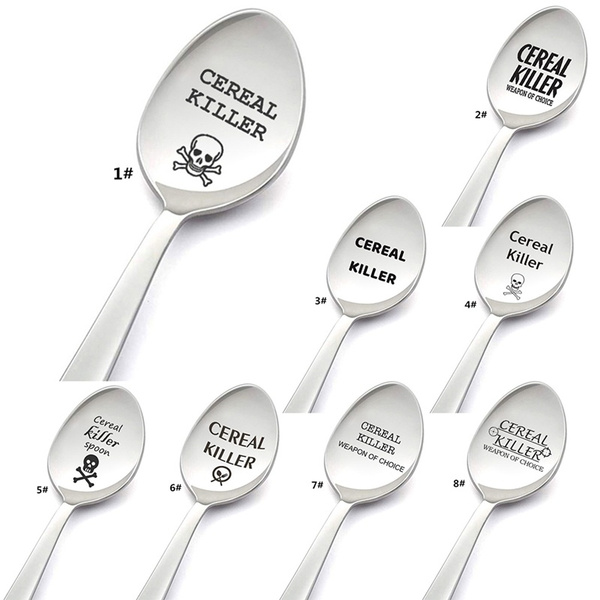 Coffee Spoon Cereal Option to Personalize with name custom spoon gift Christmas Cocoa Santa spoon Believe Santa Personalized  Ice Cream