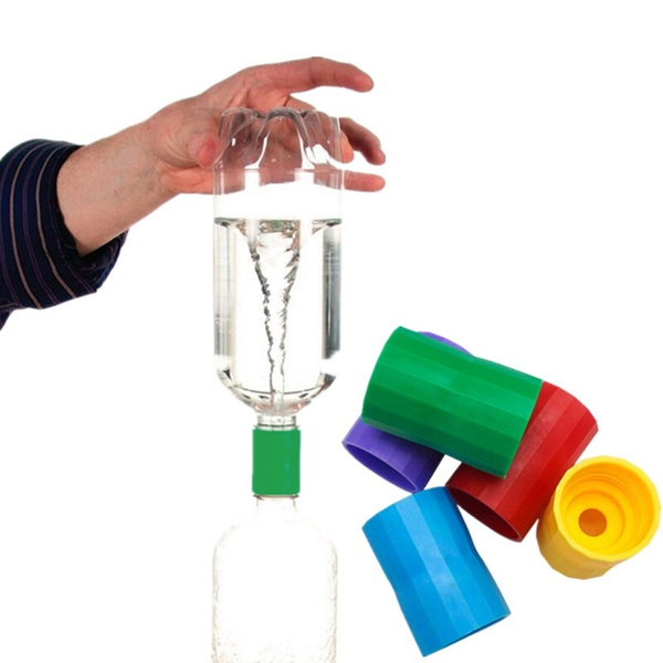 E-HONER Vortex Bottle Connector Tornado In A Bottle Cyclone Tube Tornado Maker Magic Toy