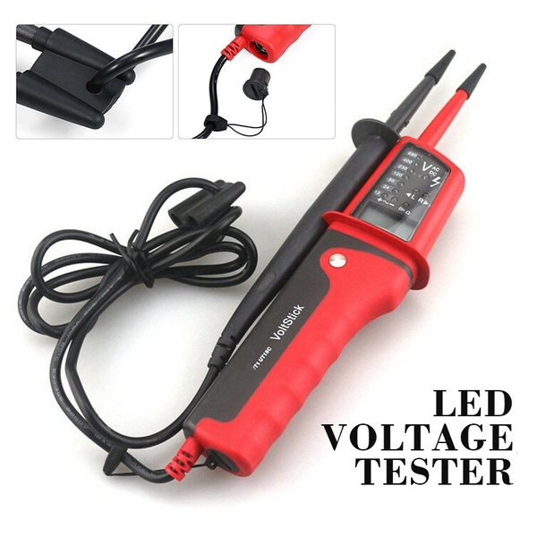 LED Digital Electrical Voltage Two Pole Continuity Circuit Tester Wish