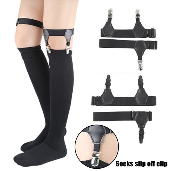 Stockings Anti-slip Clip High Elastic Suspender Socks Garters Anti-slip Clip  Belt