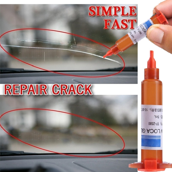 1× Car Glass Repair Fluid Car Windshield Windscreen Cracked Glue Tool Kit  Parts