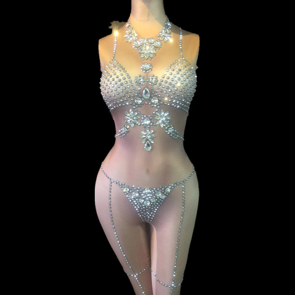 Fashion Crystals Acrobatic Bodycon 