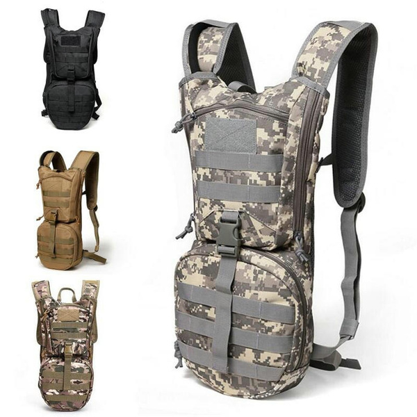 Tactical Hydration Backpack Pack Water Bladder Military Hiking