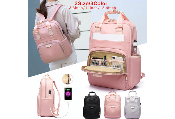 pink laptop backpack