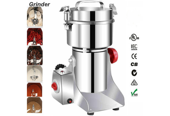 700g Grains Spices Hebals Cereals Coffee Dry Food Grinder Mill Grinding  Machine