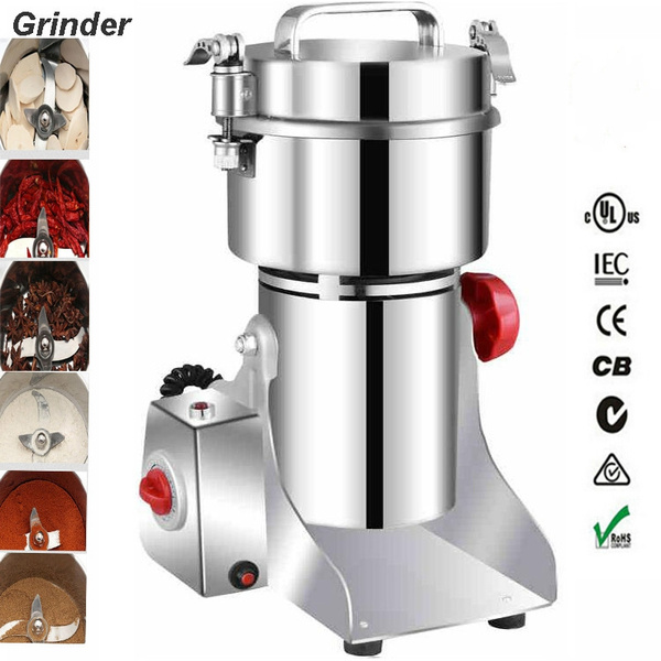 Stainless Steel Electric Herbal Dry Food Grinder Machine Spices