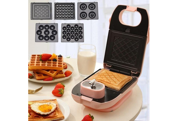Simple New 750W Electric Egg Sandwich Maker Toaster Kitchen Breakfast  Waffle Bread Machine