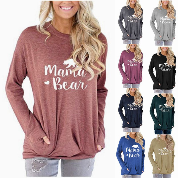 long sleeve mama bear shirt