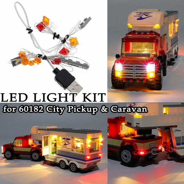 lego city pickup & caravan 60182 building kit