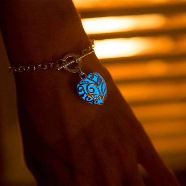 Blue Glowing Bracelet - Bracelet - Glow in the Dark Bracelet - Glow  Bracelet - Gifts for Her - Glow in the Dark Jewelry