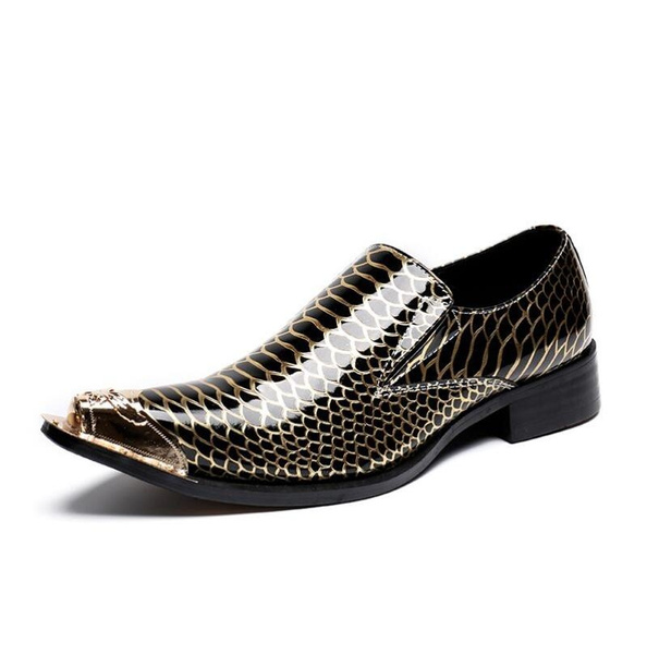 Men's snakeskin dress on sale shoes