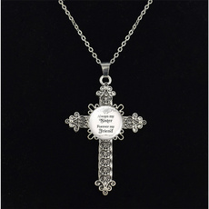 silvercrossnecklace, sistersnecklace, Cross necklace, Cross Pendant