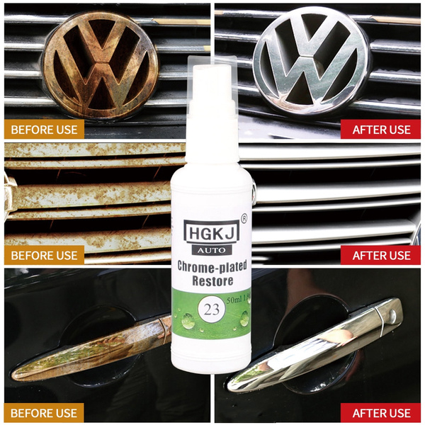 Car Chrome-plated Parts Restore Agent Dust Water Stains Remove polish