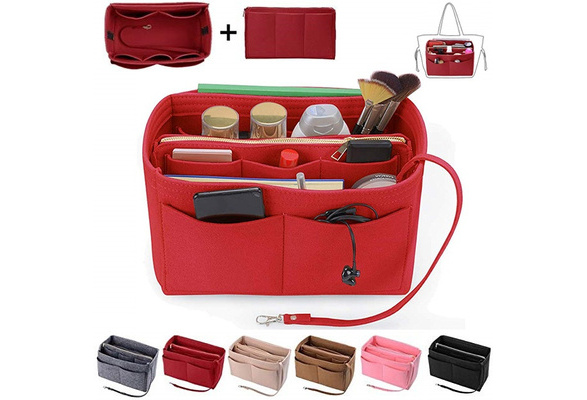 FELT INSERT BAG Organizer Handbag Purse Shaper Handmade For Bumbag Belt BZJ  $13.50 - PicClick AU