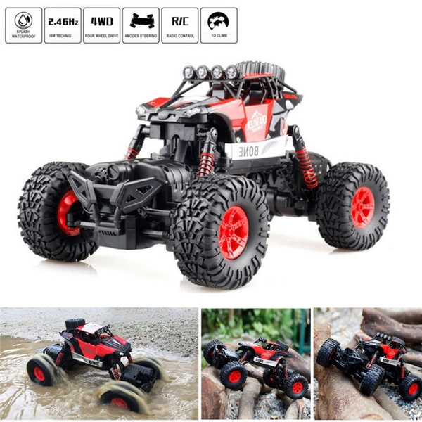 2.4Ghz 1/16 RC Electric Rock Crawler Vehicle Rechargeable Buggy Car 4 ...