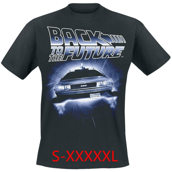 back to the future delorean t shirt