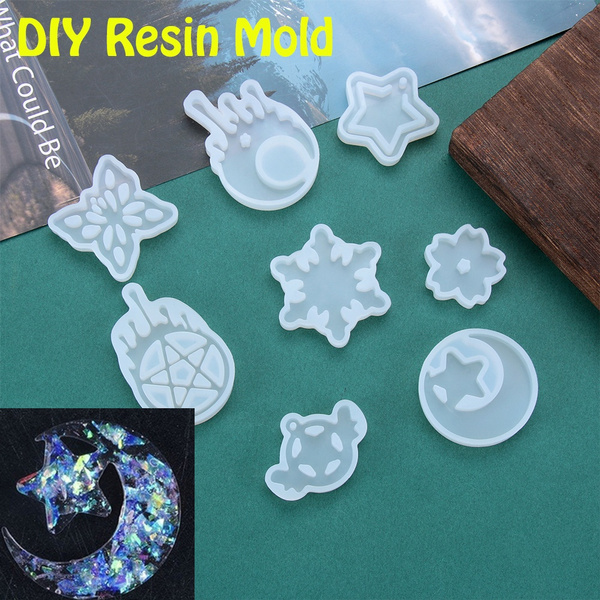 Moon Star Silicone Mold Resin Silicone Mould Jewelry Making Epoxy