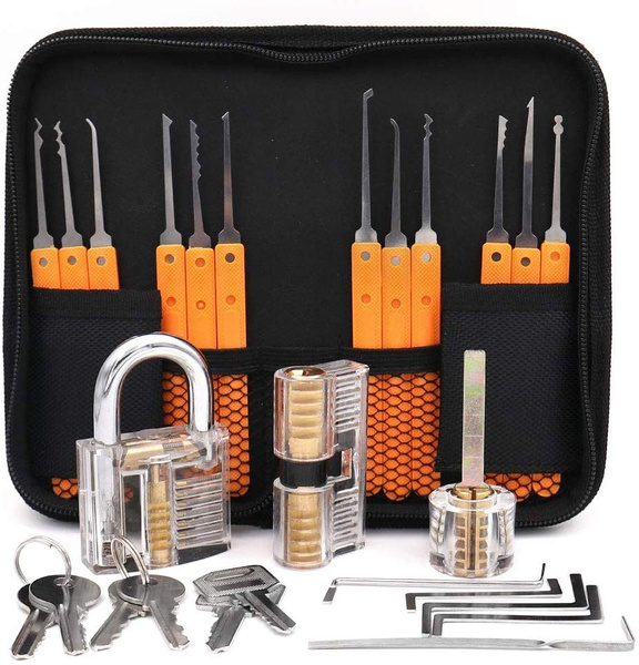 Lock Pick Set Cadenas Picking Tools Kit Pro LOCKSMITHS Serrures 28 pièces Lock Pick Set Cadenas Picking Tools Kit Pro LOCKSMITHS Serrures 28 pièces