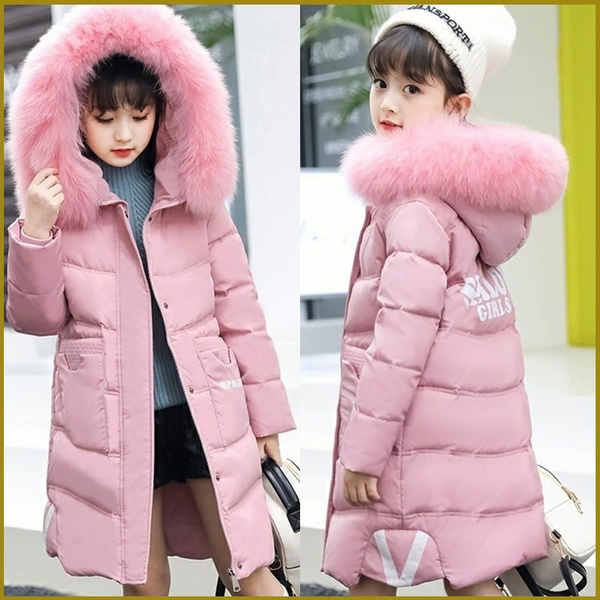 Jacket for store girls in winter