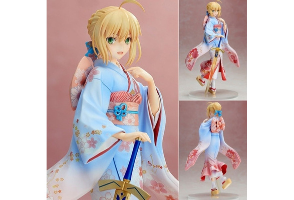 Details about   Anime figure yukata cute girl out package queen kimono model doll toy box 